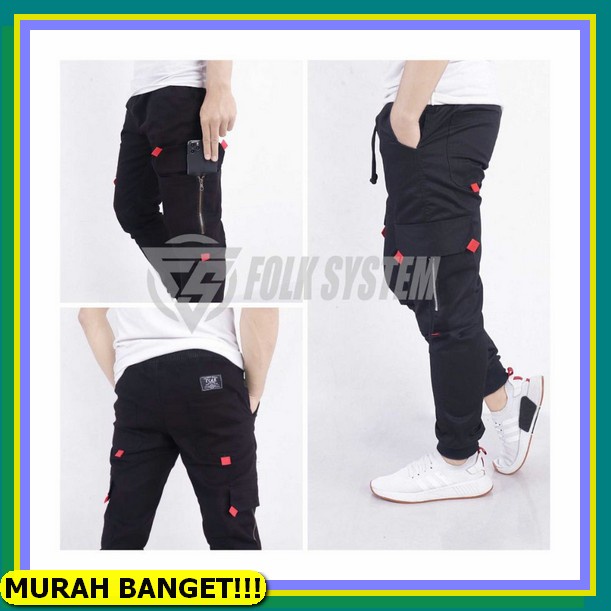 Celana Cargo Pria Pants Chinos Murah Panjang Jogger Pendek Terbaru Kargo 2022 Clana Kekinian Cowok C