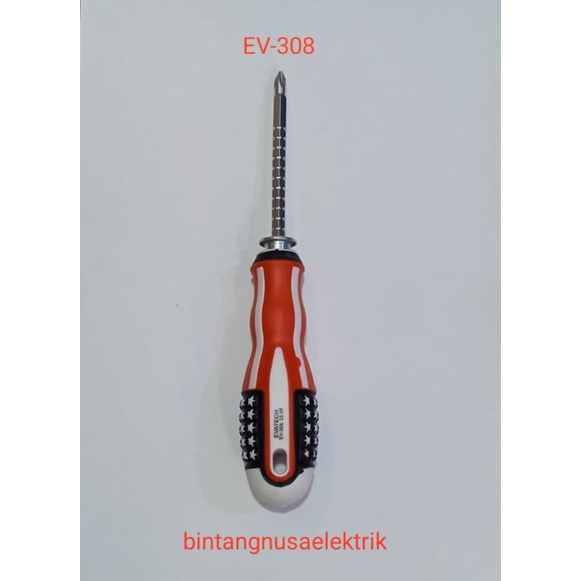 Evatech Obeng Bolak Balik Magnet/ Obeng 2 in 1/ Obeng USA/ Obeng Amerika/ Obeng 4&quot; / Obeng 6&quot;/ Screwdriver