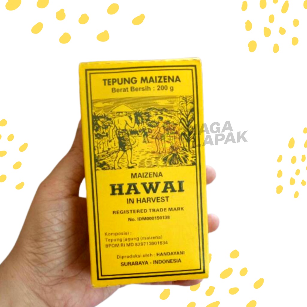 Tepung Maizena Jagung Cap Hawai 200 gram