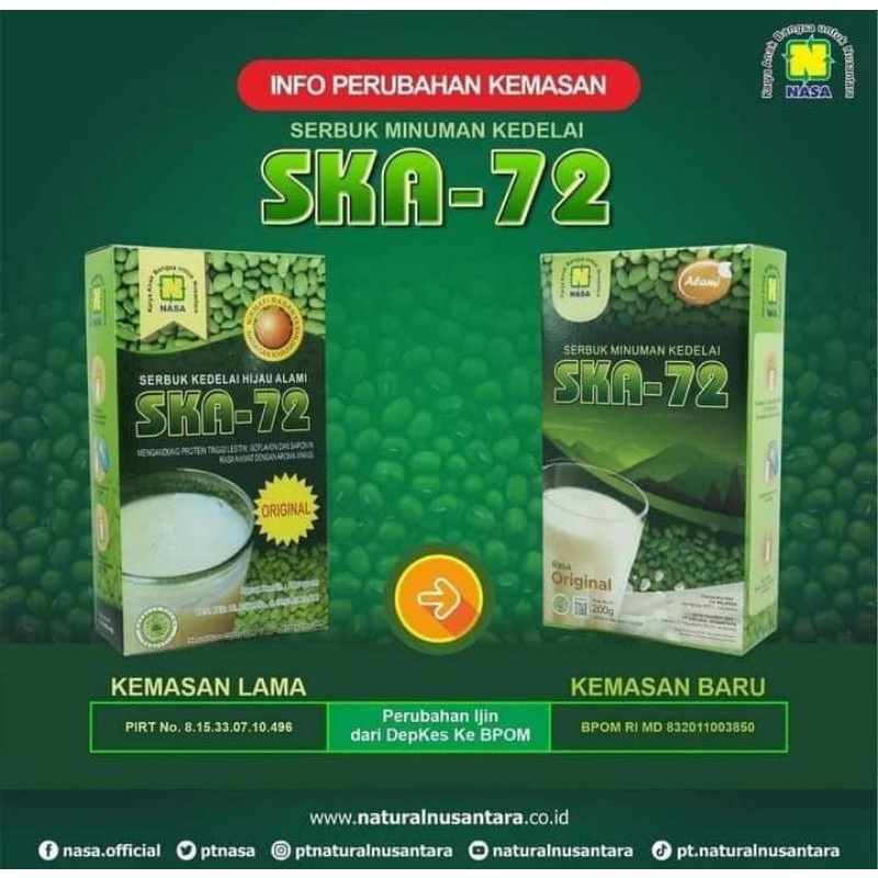 

Serbuk Kedelai Alami SKA-72 Penambah Berat Badan Asli Original Nasa