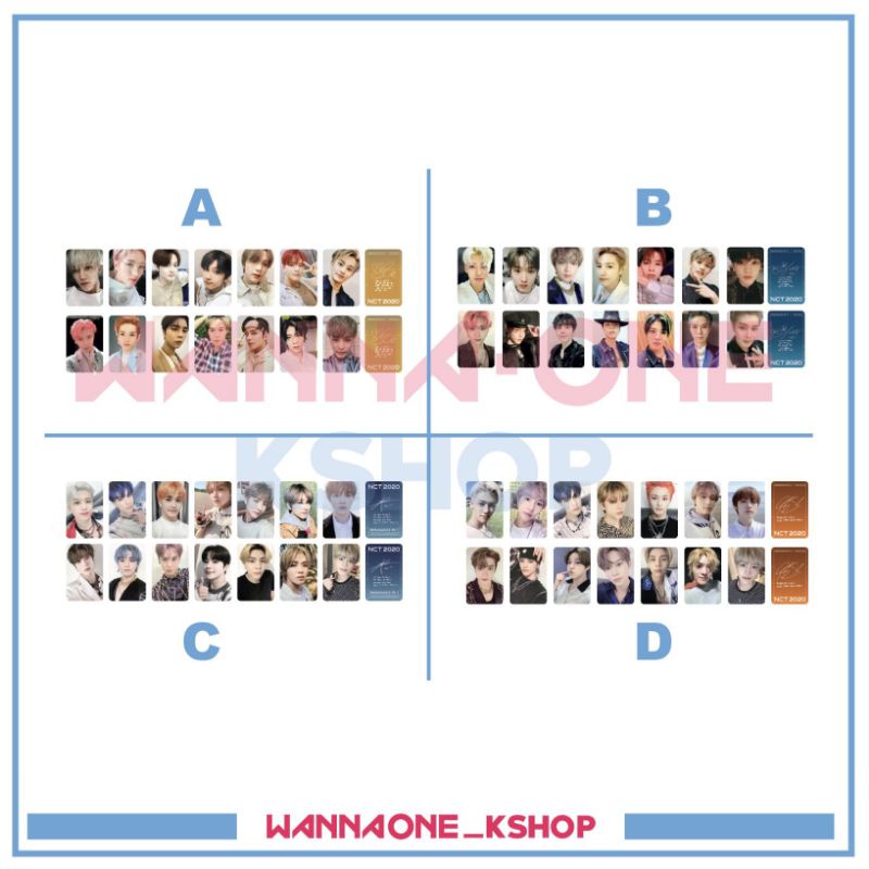 photocard nct 2020 pt.1 resonance album