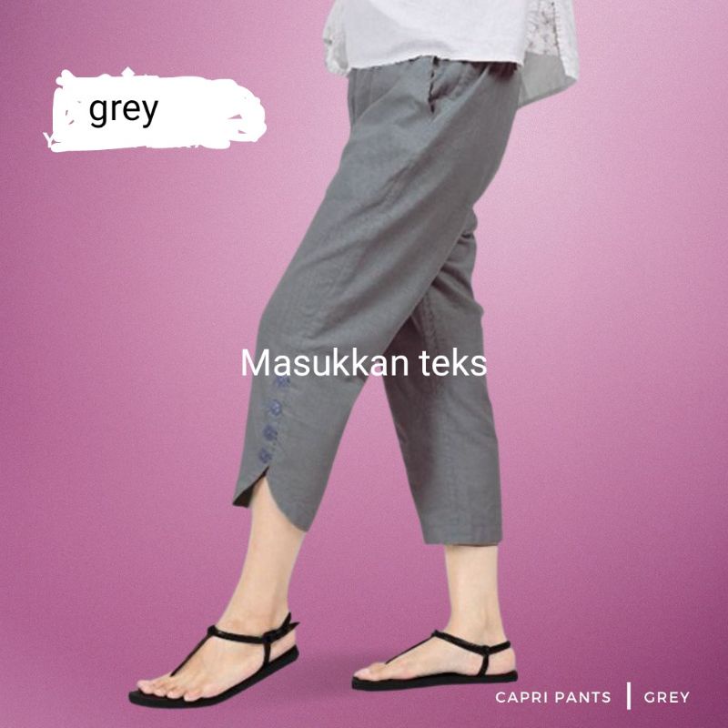 Celana Wanita Kekinian Capri Pants 7/8 Warna Warni Ukuran Reguler Dan Jumbo