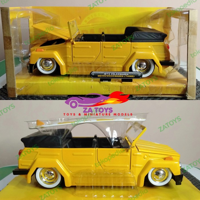 Diecast Volkswagen VW Thing Camat 1973 Cabrio With Surf Jada VDubs 24 NUSEL