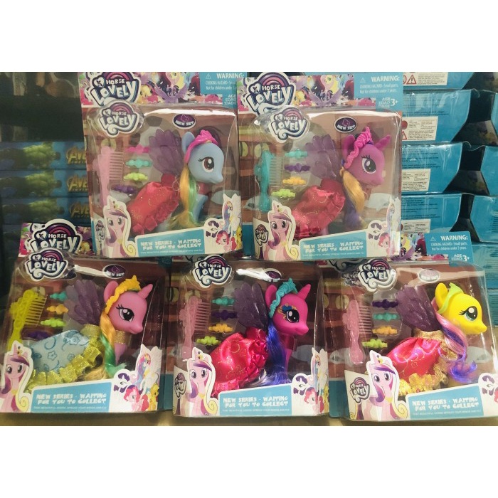 My little pony figure set big size (single) mainan little pony besar