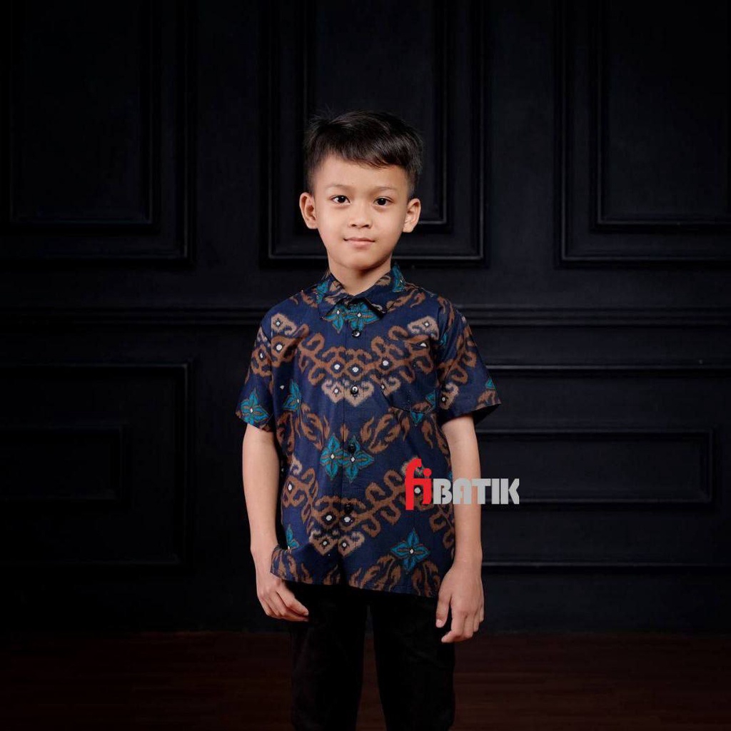 atik Papaku Couple Baju Kemeja Hem Batik Couple Ayah dan Anak Laki laki Cowok Premium Terbaru Terlaris Lengan Panjang Pendek