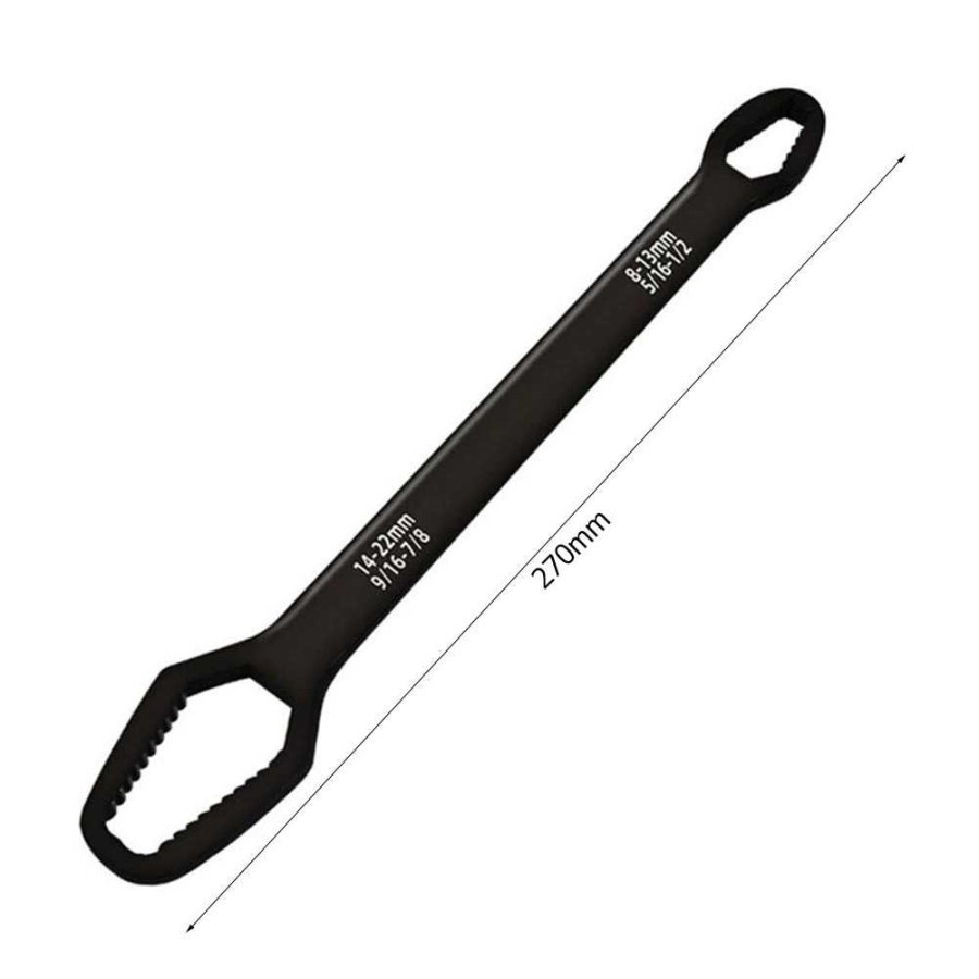 Kunci Pas Ring Baut Universal Double Head Wrench Adjustable Multi Size 8-22mm Ketebalan 8mm Multisize