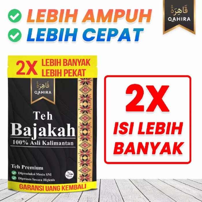 TERLARIS ( BEST SELLER ) Teh Qahira Bajakah Kalimantan Bajakah Asli Original /TEH DIET/TEH