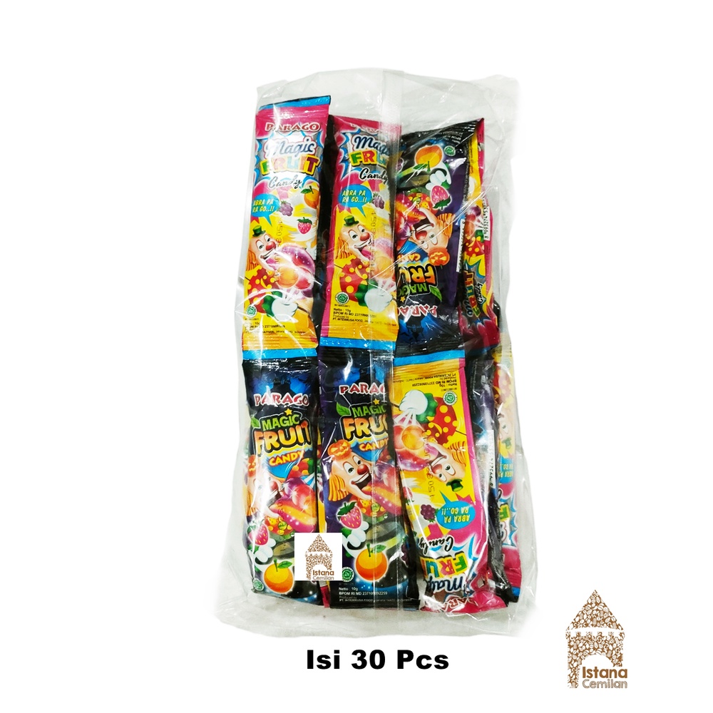 Jual Parago Magic Fruit Candy Permen Lollipop / Loli 10 Gram PACK (is