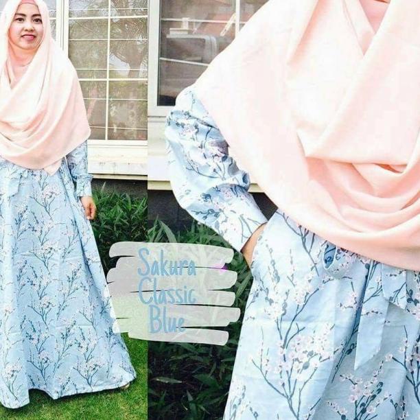 Baju gamis katun jepang gamis katun japan gamis monalisa
