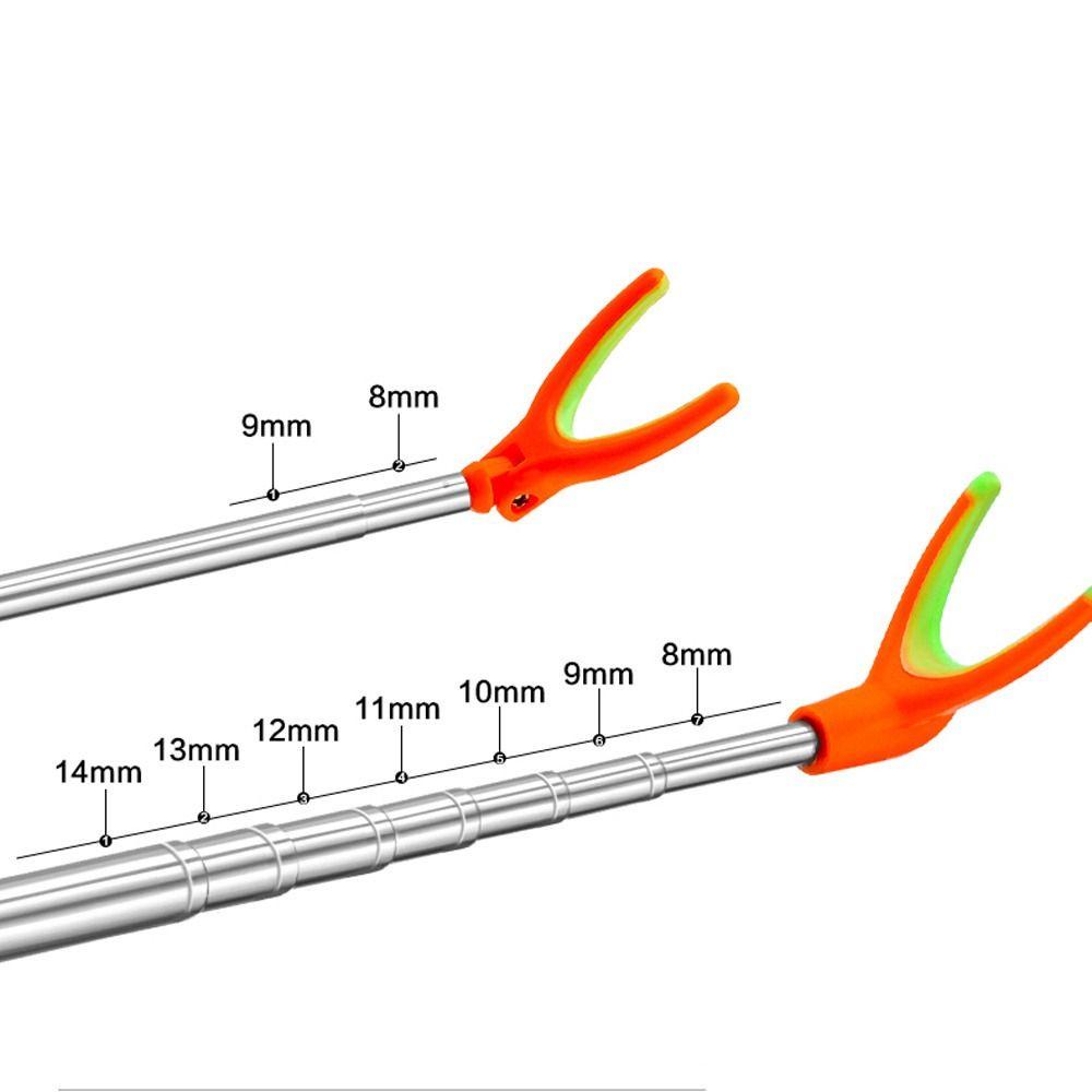Lanfy Joran Pancing Stand Aksesoris Alat Pancing 1.5-2.4M Stainless Steel Rak Pancing Adjustable Fishing Pole Holder
