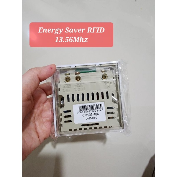 Energy Saver RFID 13.56 Mhz Hemat Energi Saving 13,56 Mhz Switch Saklar RFID Energi Saving Mifare untuk Hotel Kost - ES01 Mifare