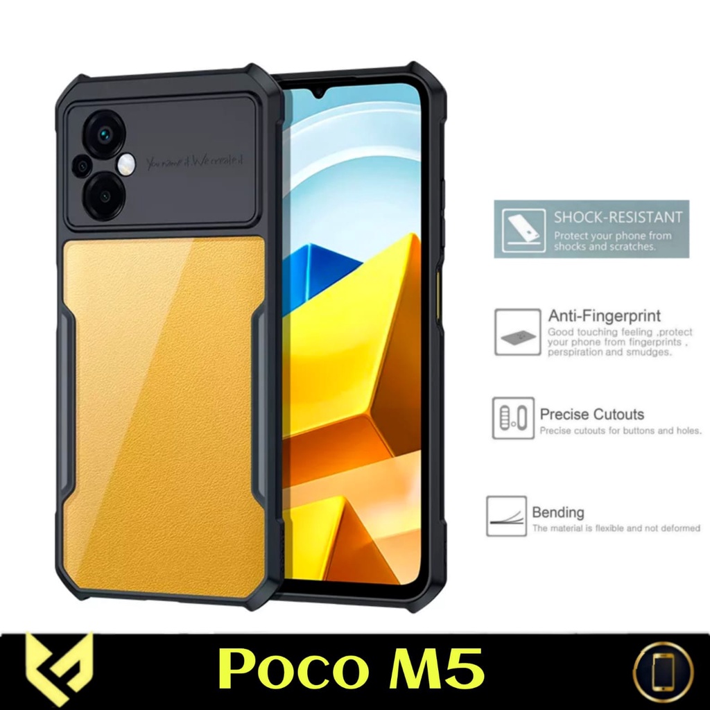 New Model Case XIAOMI POCO M5 Case Shockproof Fusion Xundd Body Transparant Premium Quality Casing Handphone Fids Stor