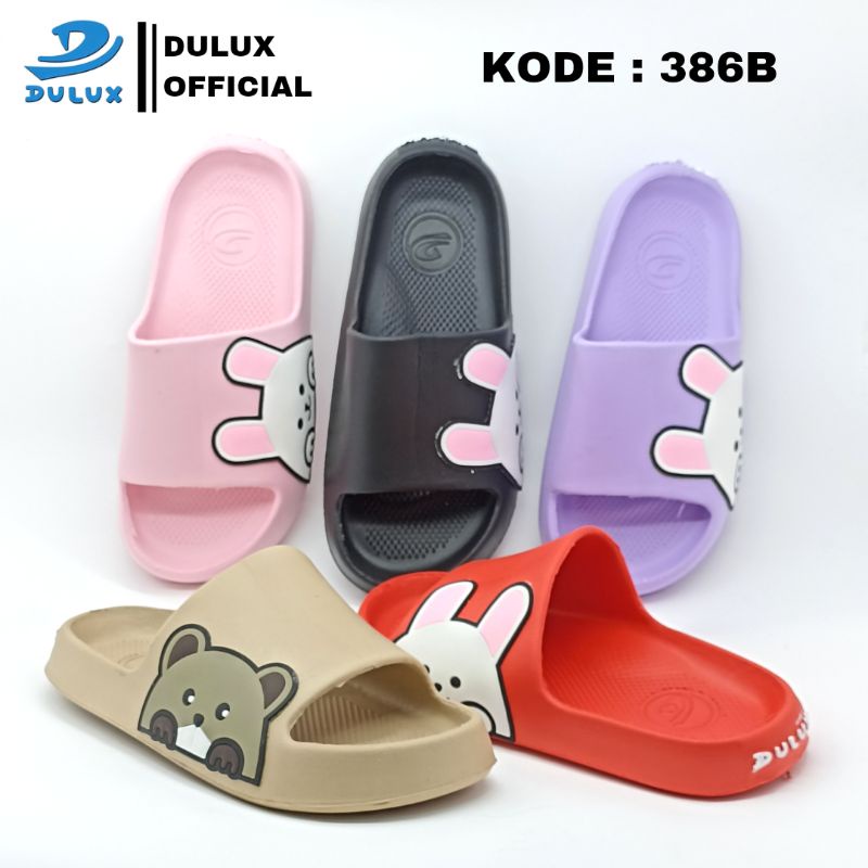DULUX - SANDAL SLOP DEWASA WANITA LUCU 386B UKURAN 36-40