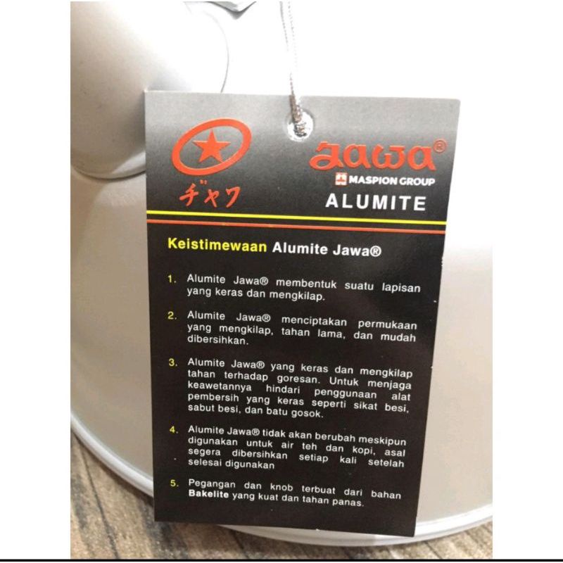 teko jawa bunyi Whistling kettle Maspion ukuran Lengkap