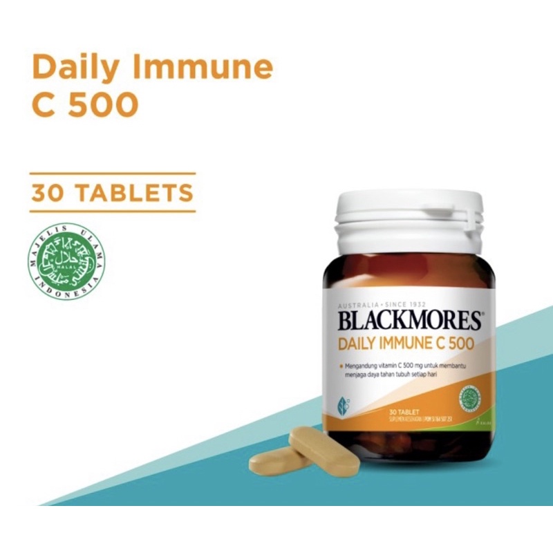 Blackmores daily immune C 500 mg isi 30 tablet