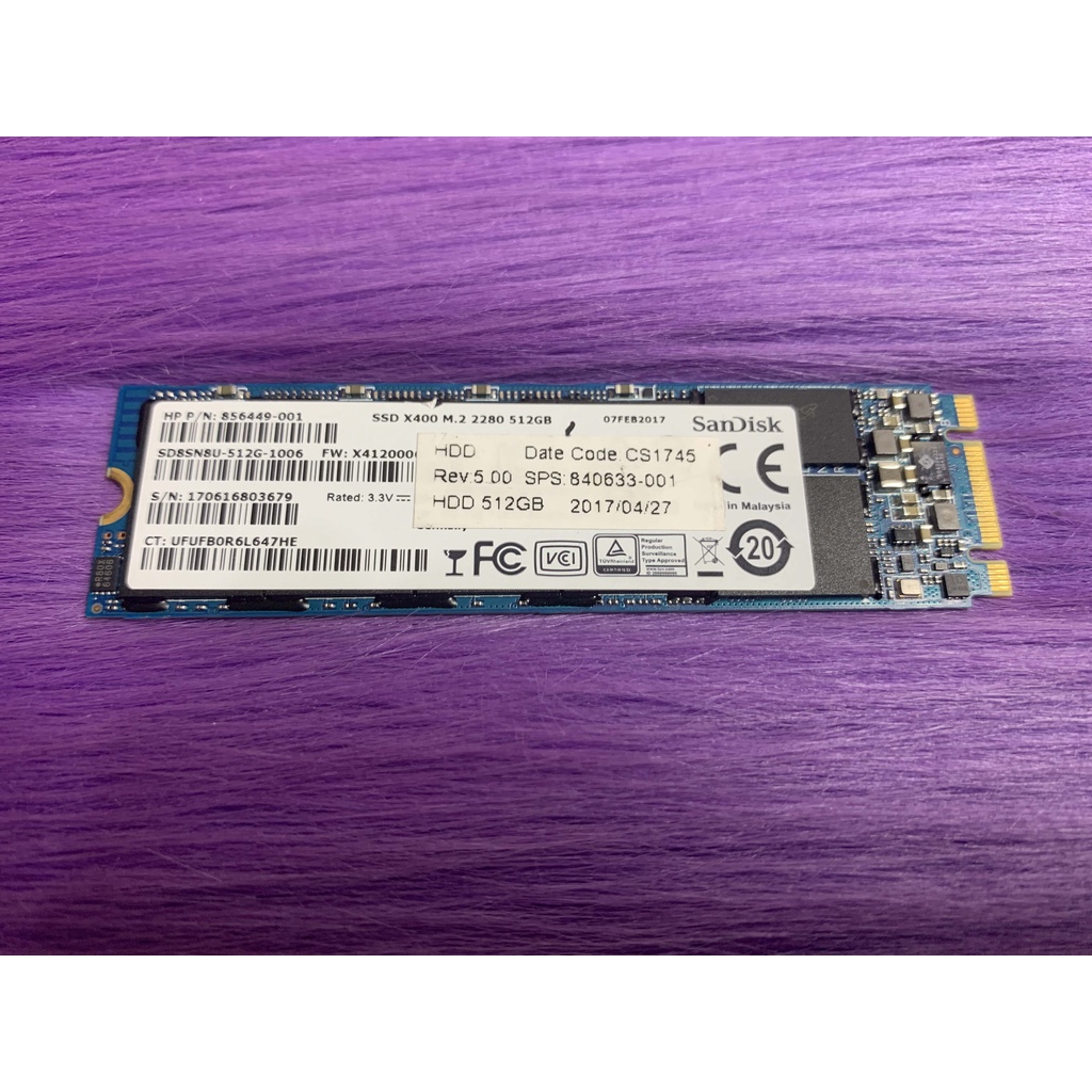 SSD M.2 SATA 512GB