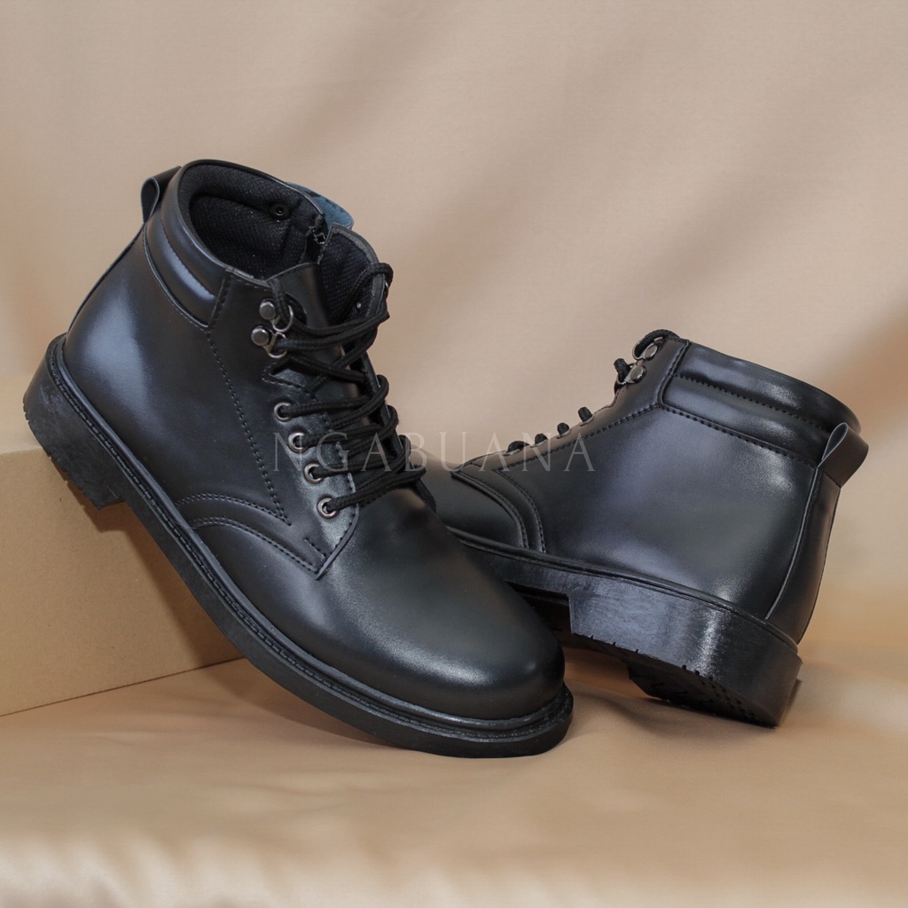 Sepatu PDH Doff &amp; Mengkilap, Pantofel Dinas TNI POLRI SECURITY INTANSI