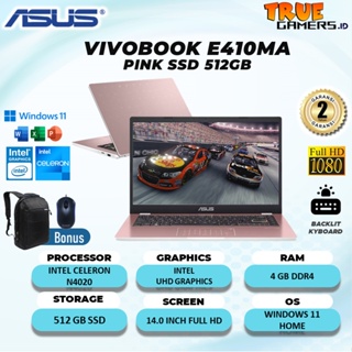 Laptop Asus Vivobook E410MA&L510MA N4020 4GB 128GB-512GB Win10 14.0”&15.6”