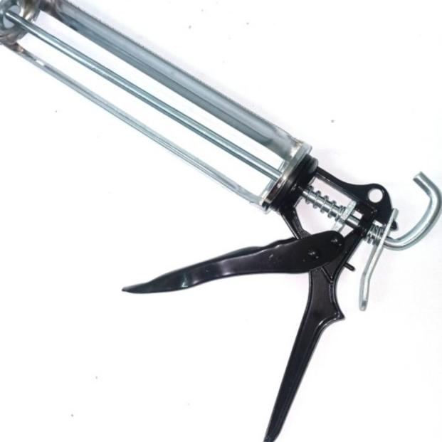 

PAKET GUN+SILICONE SEALANT NETRAL /NON ASAM OUT DOOR IN DOOR USE - Bening Clear