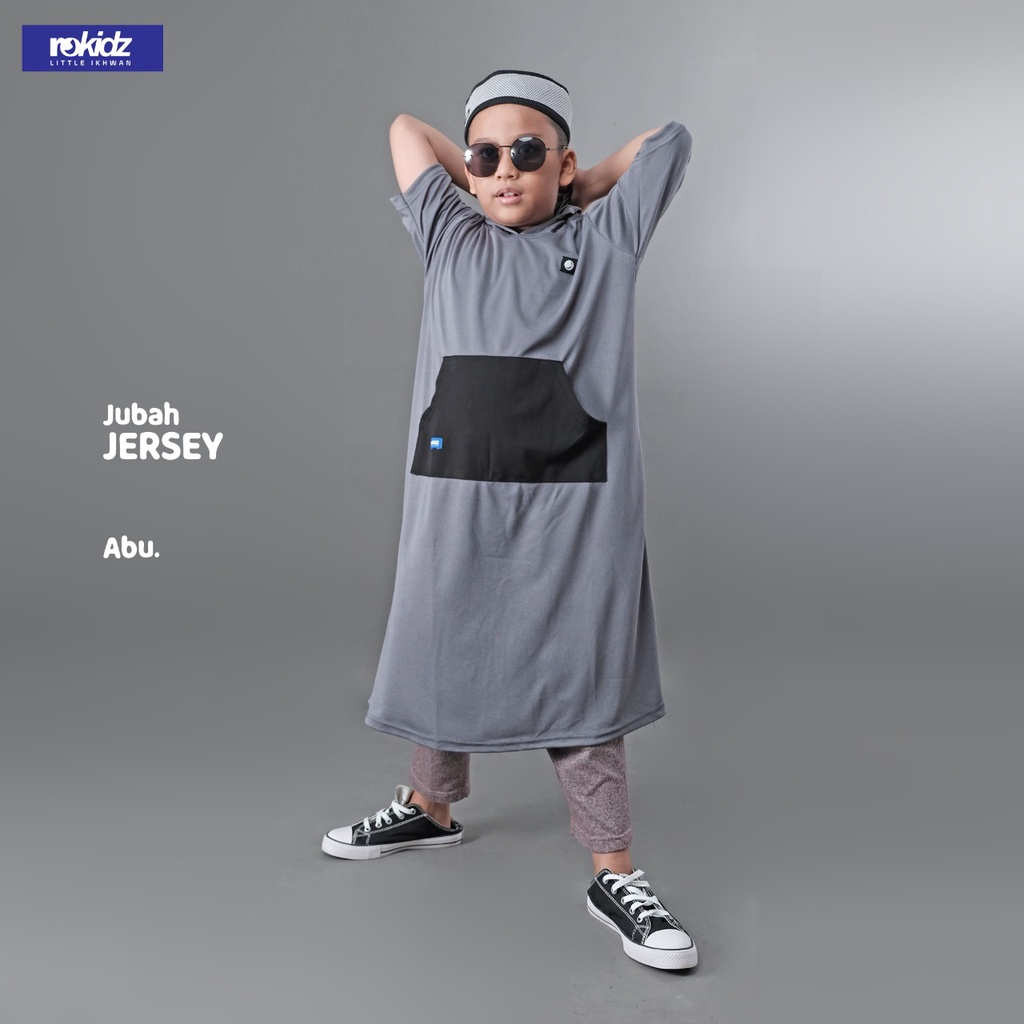 Jubah Jersey ROKIDZ Jubah Gamis Shalat Sholat Anak Laki-Laki