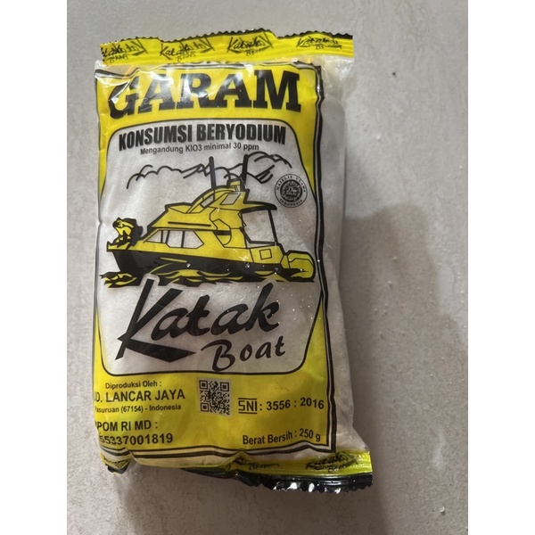 garam beryodium cap katak 150gram per biji