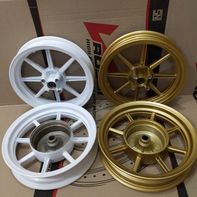 VELG RECING COMET P8 V ROSSI HONDA GENIO/SCOOPY NEW UK 215/250 RING 12