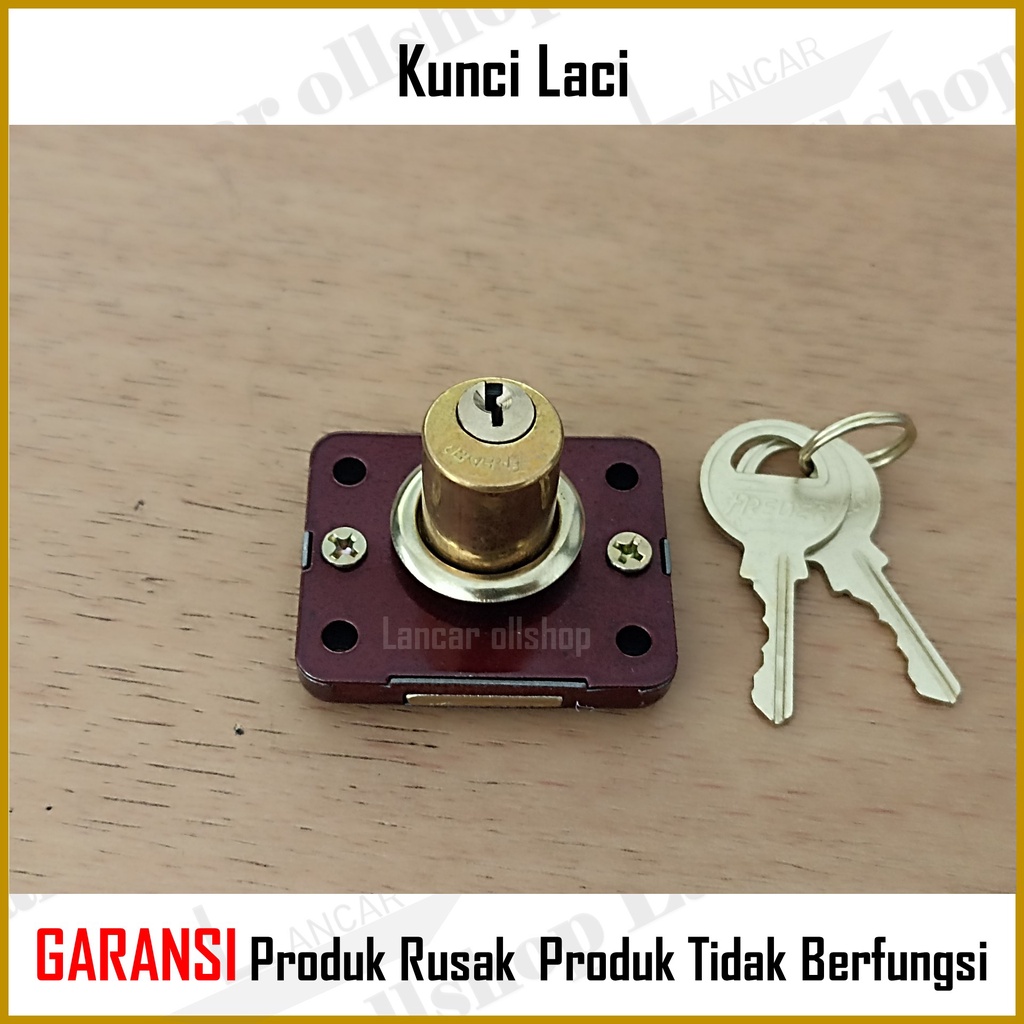 Kunci Laci Lemari Loker Drawer Lock / Kunci Laci Lemari Olimpik Kicenset Meja Kantor Besar