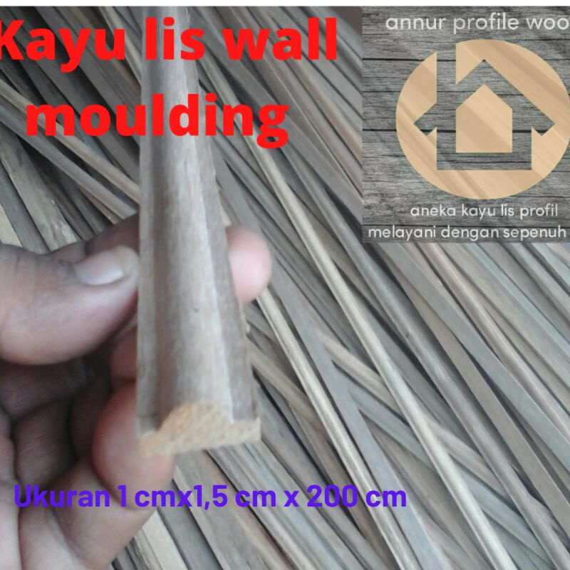 kayu lis wall moulding