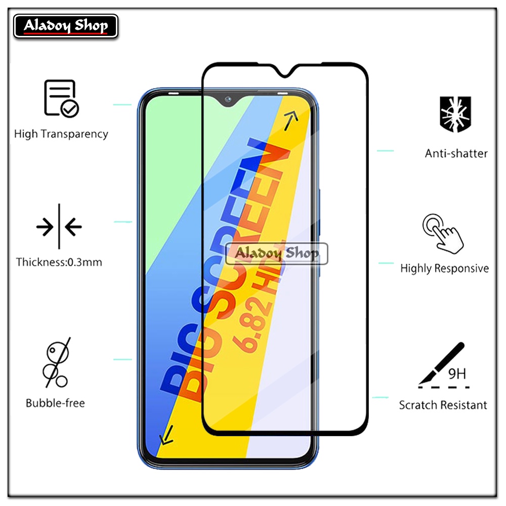 PAKET Tempered Glass Layar Infinix Smart 6 Plus Free Tempered Glass Camera