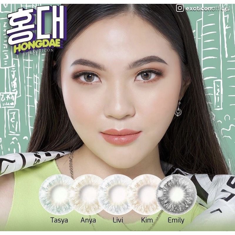 Softlens HONGDAE X2 Dia 14.20 Softlen Exoticon Soflens Hong Dae Soflen