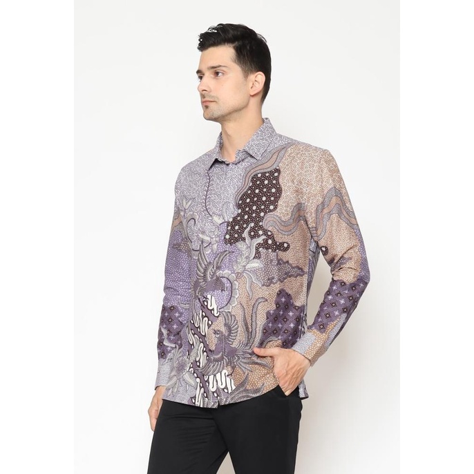 Maginot Kemeja Batik 3.0 Gistara-LS Lengan Panjang Pria