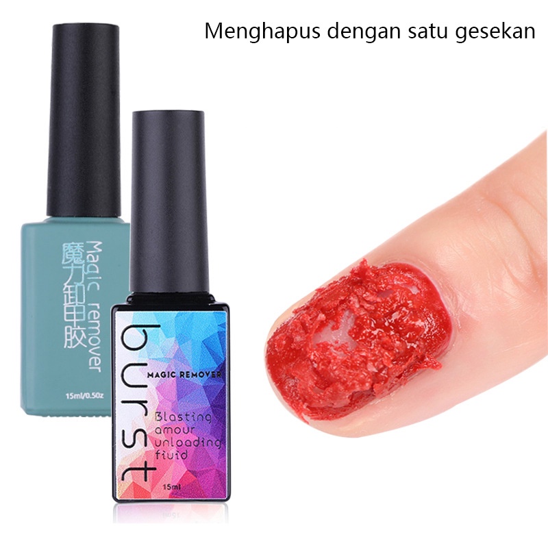 Alnece Magic Remover Penghapus Nail Gel  Remover Kutek Gel Penghapus Kutek Gel