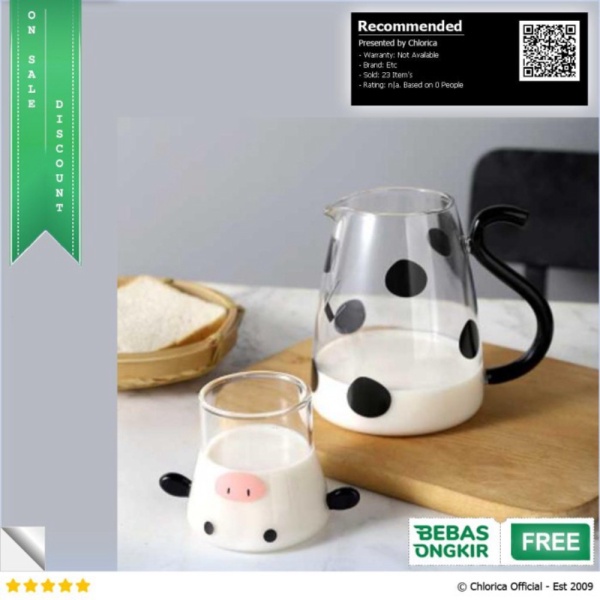 

Promo MINGSHANGDE Gelas Teko Susu Milk Jug Borosilicate Glass 553ml - N7720 - Transparan Etc Berkualitas