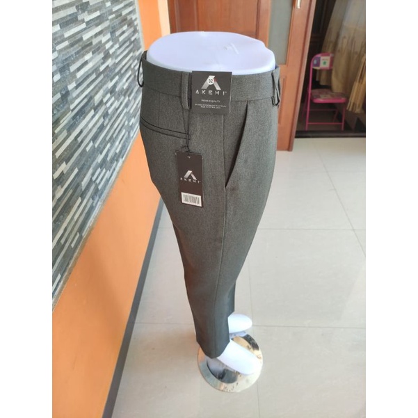 CELANA BAHAN KANTOR SLIMFIT PRIA SIZE JUMBO ( 39 - 44 )