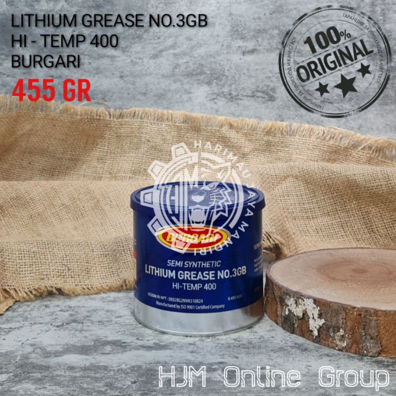GREASE - STEMPET - GEMUK SEMI SYNTHETIC NO.3GB HI-TEMP BURGARI