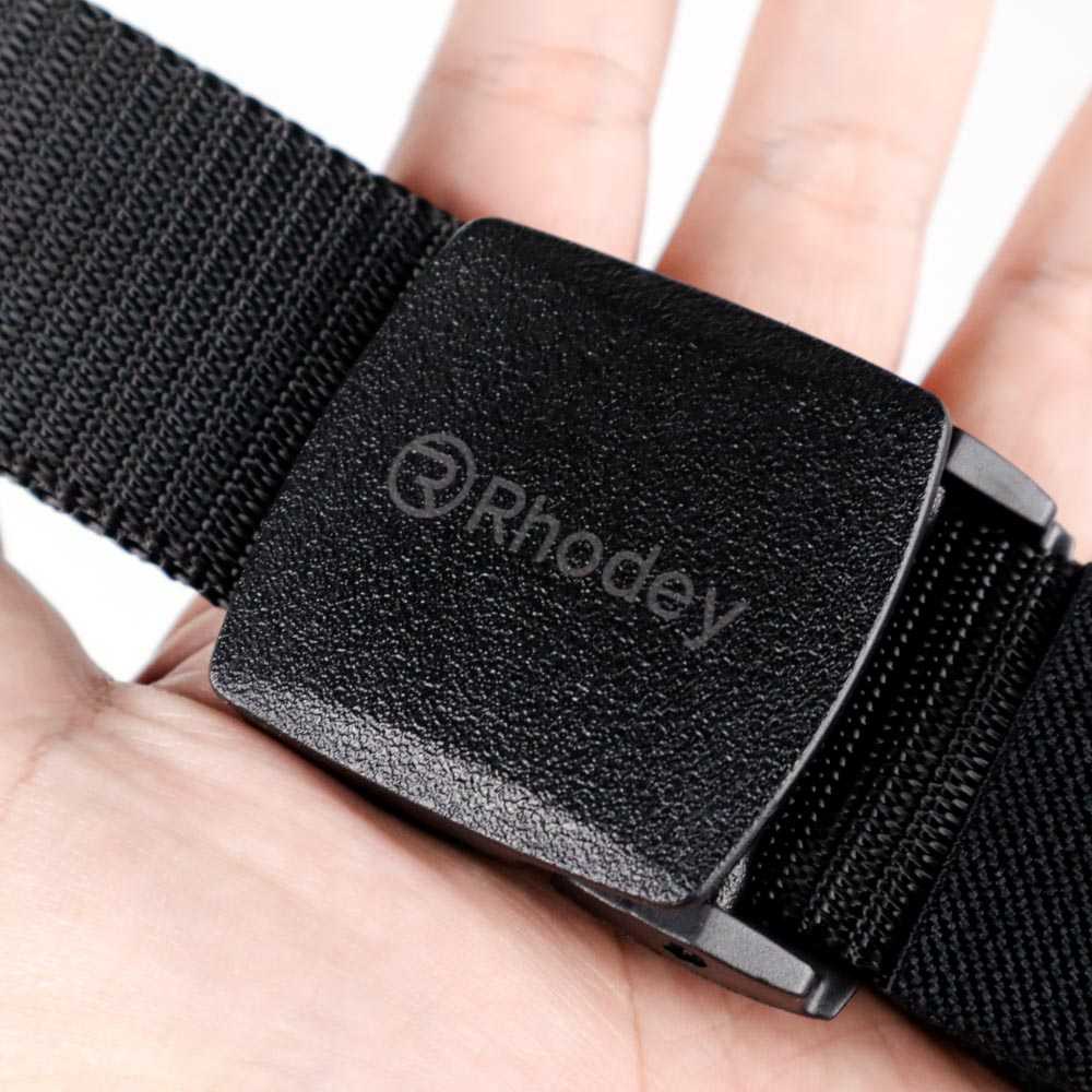 Rhodey Ikat Pinggang Pria Wanita Anti Xray Plastik Automatic Buckle