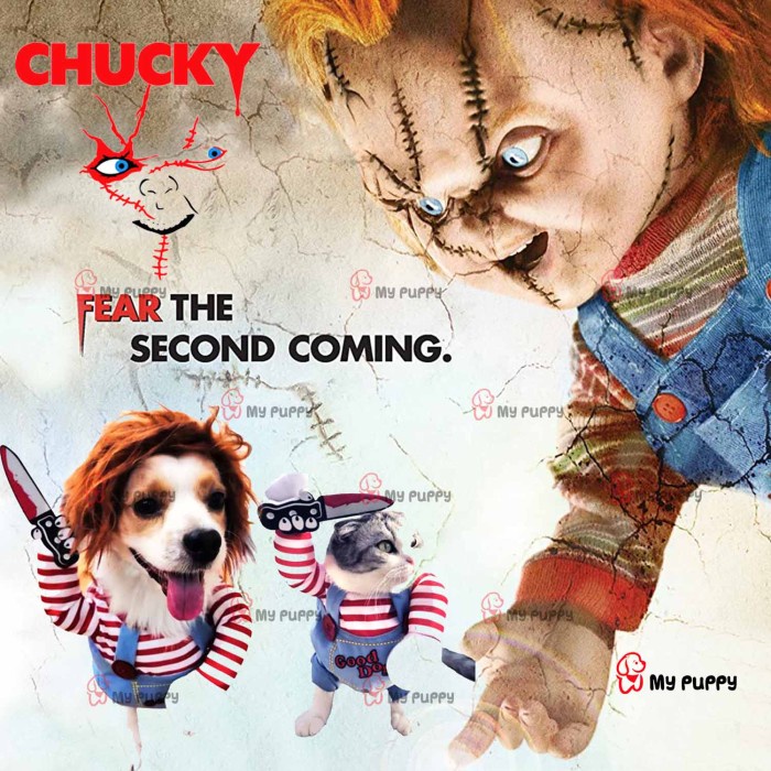 Pet Costume Chucky - Kostum Chucky Anjing Kucing Kelinci