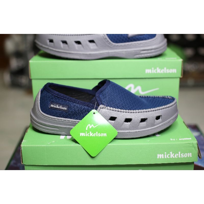 Sepatu slip on pria mickelson getno / sepatu slip on original