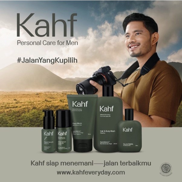 Kahf Advancing Beard &amp; Hair Serum 30 ml - Serum Penumbuh Janggut dan Rambut