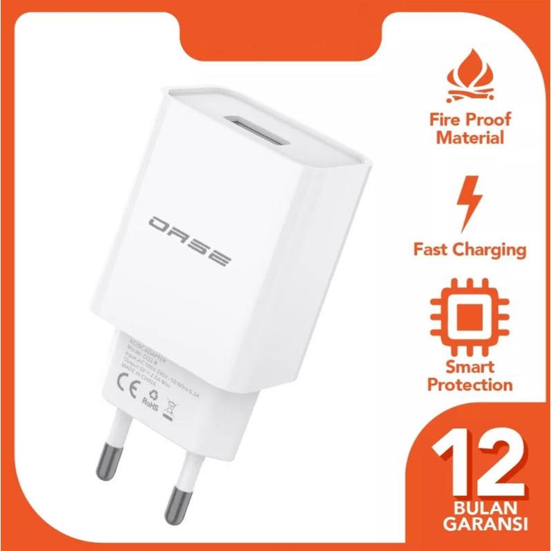 OASE KEPALA CHARGER ADAPTOR CHARGER CQ3-B 2.0A