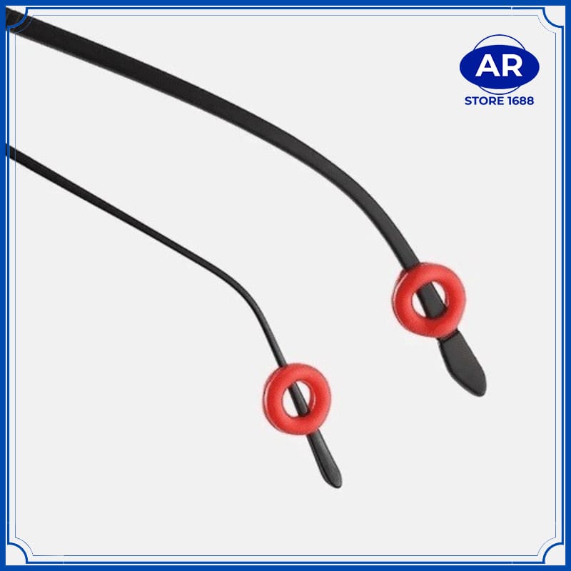 EARHOOK PENGAIT KACAMATA SILICON BULAT 1PASANG (2PCS) / KARET ANTI SLIP KACAMATA PENAHAN TELINGA-[AR STORE1688]