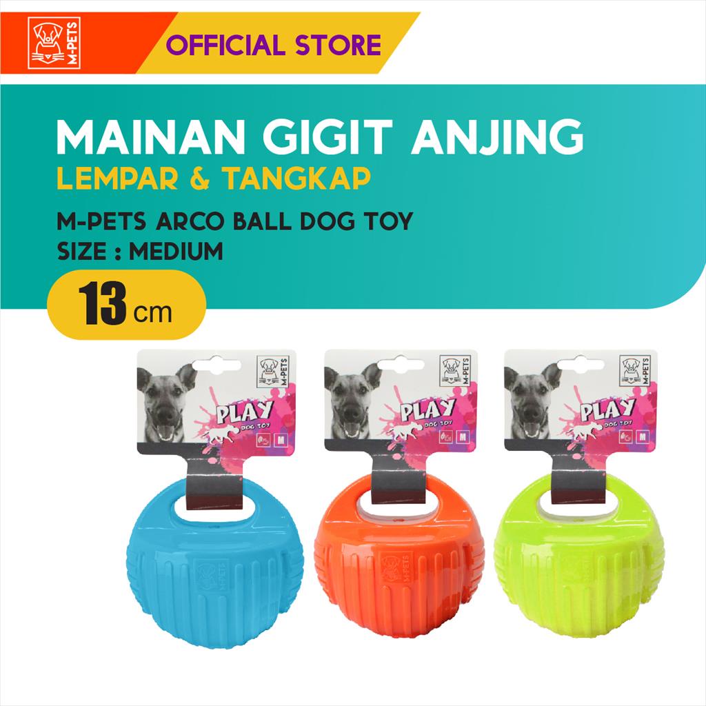 M-Pets Arco Ball Dog Toy Size Medium / Mainan Gigit Anjing