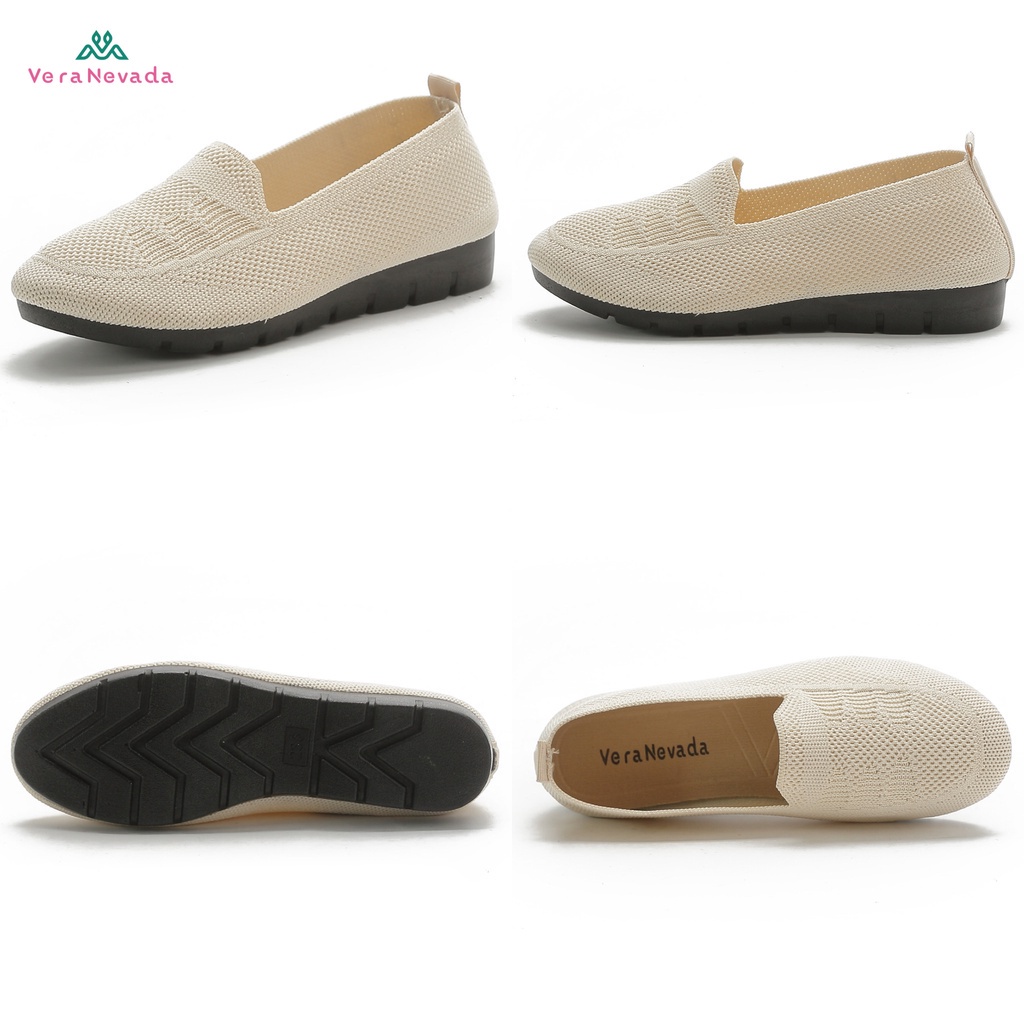 Ivony Seivona - A11 Vera Nevada Sepatu Flat Slip On Wanita Shoes