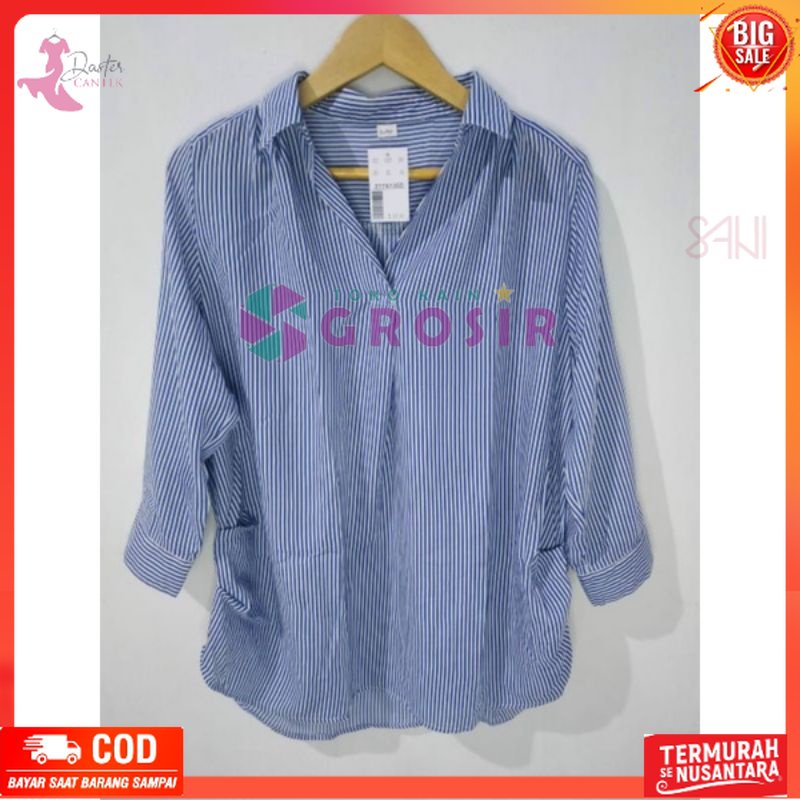 KEMEJA SALUR STRADIVARIUS washion wekk