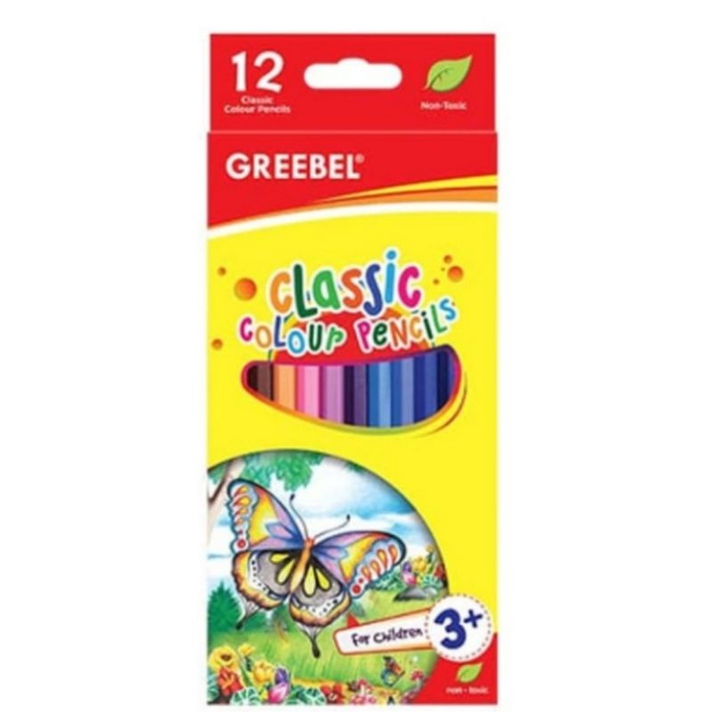 

Pensil warna Greebel 12 colors classic