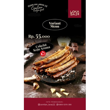 Coklat Keju Aroma Loka Saji by Rachel Vennya