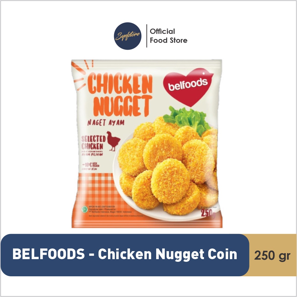 

BELFOODS CHICKEN COIN 250 gr (KHUSUS KURIR)