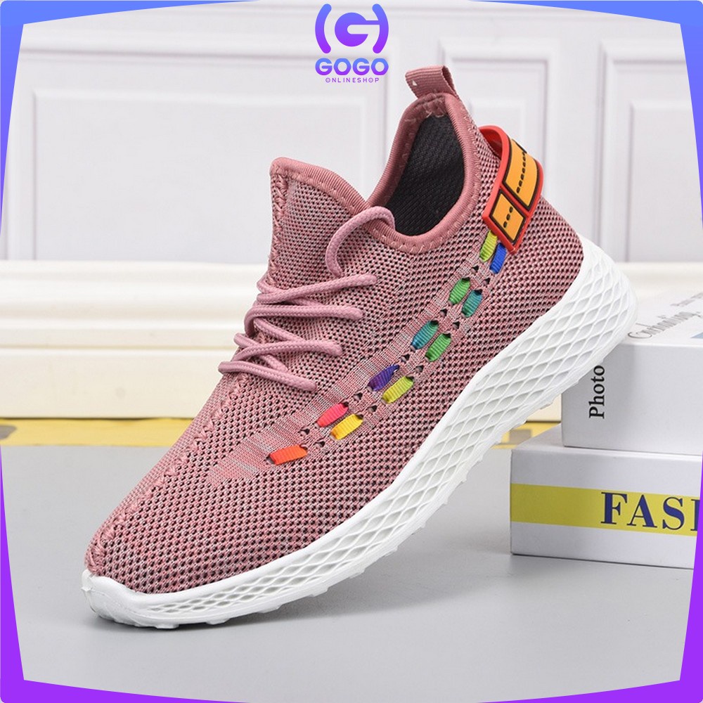 GOGO-S9 118 Sepatu Fashion Import Cewek Sepatu Kets Joging Sneakers Olahraga Wanita Running Shoes