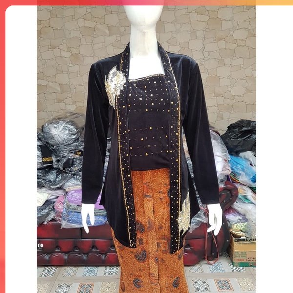 Kebaya kebaya kutubaru/kebaya bludru payet/kebaya bludru Kebaya Bludru