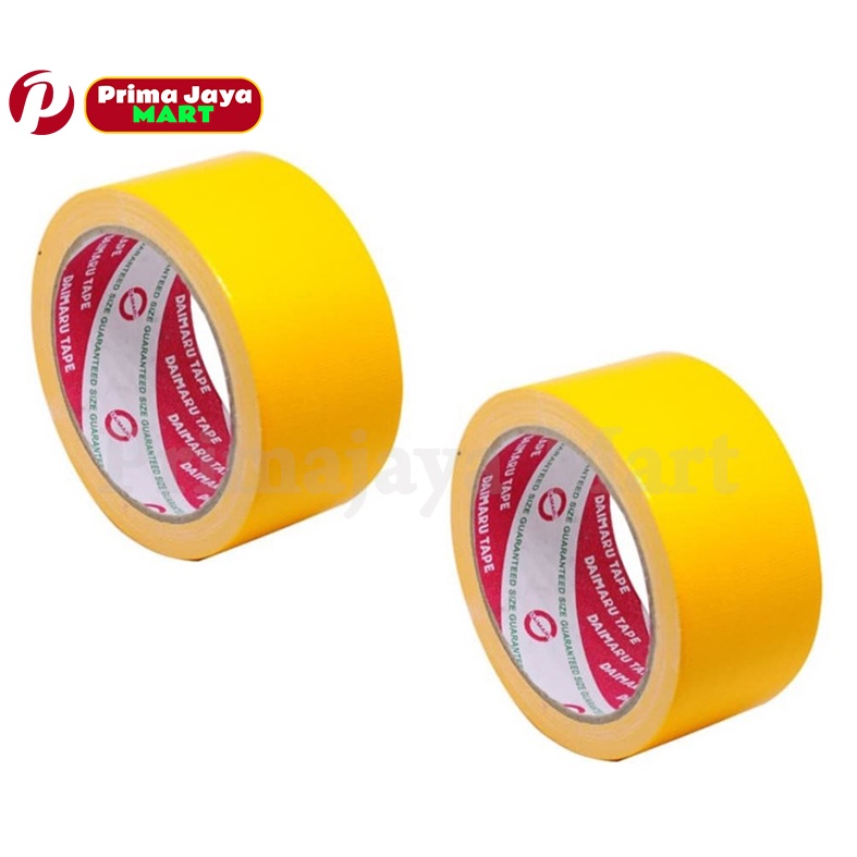 

Lakban Kain Daimaru Warna Kuning 48 mm x 12 meter